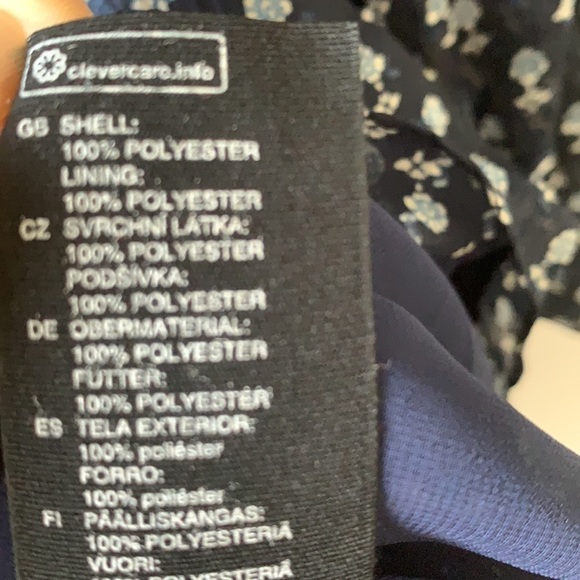 & Other Stories Floral Chiffon Mini Dress 4 - Picture 13 of 14